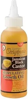 Africa's Best Ultimate Originals Stimulating Jamaican Black Castor Oil, 4 Ounce