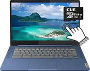 Lenovo 2023 Ideapad Slim 3 14" FHD Touchscreen Chromebook Laptop, 8-Core MediaTek Kompanio 520, 4GB RAM, 128GB Storage(64GB eMMC + 64GB Micro SD), WiFi6, 13.5hr Battery Life, Webcam, Chrome OS