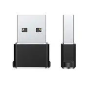For Apple Iphone Iwatch USB Adapter Female Cable - 2pcs Black