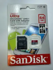 SanDisk Mobile Ultra 64GB micro SDXC SD XC C10 Card 48MB/s SDSDQUAN-064G