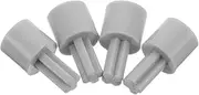 DIY Toy Car Wheel Connectors Motor Adapter Cross Shaft Coupling Plastic for Robot Parts Smart Car Projects Grey