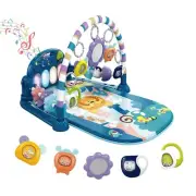 Kick-Activated Musical Baby Play Mat with Play Piano & Mirror - 0-12 Months