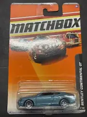 Matchbox VIP Bentley Continental GT Lt Blue 36/100 Diecast 2010