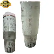 Stanley 30 oz Seafoam Tumbler, Insulated, Faith-Inspired Etched Design