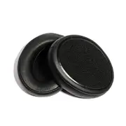 2-pack Leather Ear Pad Covers for Kingston Cloud Silver Ii Headset - Black