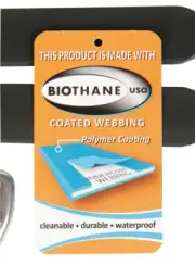 Stirrup Leathers - Biothane - Black