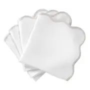 Matouk Scalloped Napkins, Set Of 4
