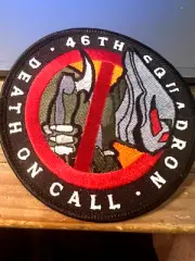 NEW...Space Above & Beyond 46th Squadron Death On Call Patch