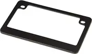 Custom Frames 92774 Matte Black Dealer Frame Motorcycle License Plate Frame