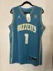 Charlotte Hornets Lamelo Ball Jersey Buzz City Men’s Large - Mr Beast Patch Rare