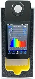 HPCS330 High Precision Wireless Connection Spectrometer CCT CRI Light Meter Lab Spectrum Analytical Equipment for Home, Plant Growth Lab
