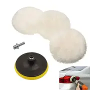 Yqkangzhu 5Pcs Wool Buffing Polishing Pad Set, 6In Polishing Buffing Wheel, W...