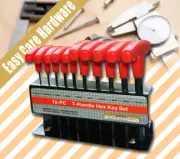 T Handle Hex Key Set 10 pcs METRIC Allen Wrench 2 -10 mm Allan Keys Kit Set AU
