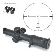 Toten 1-8x26 First Focal Plane Rifle Scope Military Tactical High Dovetail 11mm