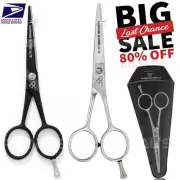 Moustache Nose Hair Scissors Facial Grooming Beard Hair Steel Scissor 4.5