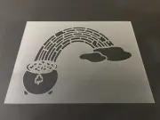 St. Patrick's Day #9 Stencil 10mm or 7mm Thick, 4 leaf clover, Leprechaun, Beer