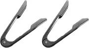 2X Any Tongs BBQ Clip Cutlery Clip Food Tongs No-Stick Food Clip BBQ Tongs Bread Clamp Cake Clip Tableware
