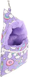 BAZEITFLOW Cozy Warm Hammock for Animals Versatile Hanging Design for Hamsters Ferrets and Guinea Pigs Easy to Clean and Maintain for Cold