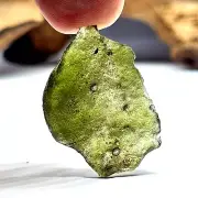 Moldavite Crystal Meteorite Tektite Vibrational Gemstone 4.10gm 20.84Ct