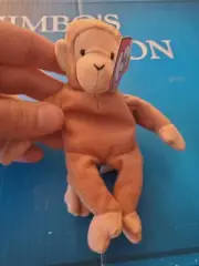 Bongo McDonalds Toy Ty Teenie Beanie Baby Monkey With TagFREE SHIPPING