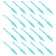Replacement Zipper Pull Cord, 40Pcs Nylon Zipper Puller Slider, Lake Blue