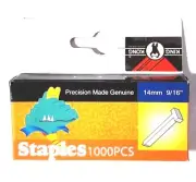 Heavy Duty T Staples Staple 1000pcs 14mm 9/16" 1.2mm x 2.0mm for 4 way Gun#5817