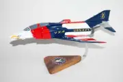 VX-4 Evaluators (Bicentennial) F-4B Model, 1/42 (18") Scale, Mahogany, Navy