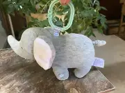 RARE Just One You Carters Plush W/ Lights Gray Elephant Musical NO Winding