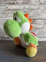 Super Mario Bros - Green Yoshi Medium Size Plush 10" Little Buddy NWT