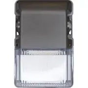 Bronze Slim LED Dusk To Dawn Outdoor Shed Security Mini Pack Light Wall Mount