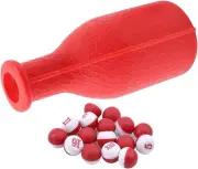 Oshhni 1 Set Billiard Game Kelly Pool Shaker Bottle with Standard 16 Numbered...