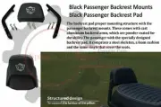 Royal Enfield "Passenger Backrest Mount With Black Pad' For Classic 350 Reborn