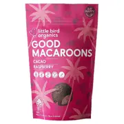 Organic Little Bird Organics Good Macaroons Cacao and Raspberry - Fresh, healthy organic delivery | Doorstep Organics.