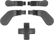 5 in 1 Elite Controller Paddles for Xbox One Elite Series 2 Controller Metal Paddles for Xbox Elite Series 2 Core Controller Paddles with D-Pad for Xbox One Elite 1 (Black)