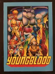 Youngblood - #0 - 1992 - Rob Liefeld - Bedrock - Shaft - Cougar - Riptide PROMO