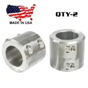 2 - Steel Universal Weld On Roll Bar Clamp 1" Bar Cage Fabrication Mount 4 Bolt