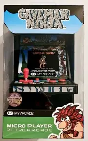 MY ARCADE MICRO PLAYER RETRO ARCADE MACHINE CAVEMAN NINJA BRAND NEW SHIPS FAST