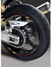 MFF RIM-10M-T3BK-23 Rim Stripe, Delicolor, Black Type, 0.4 inch (10 mm) Wide, 22 inch (4 mm) Wide