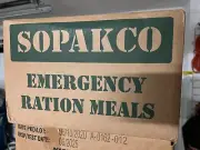 16ct Case SOPAKCO MRE Reduced Sodium Emergency Ration 16 Meals 2/26