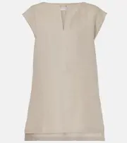 [Max Mara] Max Mara Colombo linen top UK 8 beige