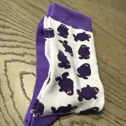 McDonald’s Retro Grimace Pattern Socks Brand New