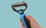 Pet Grooming combs - Double-Sided Deshedding Dematting Tool, Undercoat Rake f...