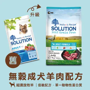 SOLUTION 耐吉斯 紐澳放牧羊 無穀成犬糧 小顆粒 15kg