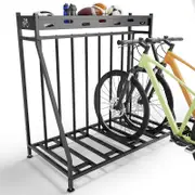 Bike Rack Fixed Bike Rack Basket Storage Garage Indoor Bike Rack Metal Floor