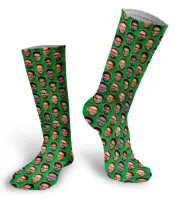 Seth Rogen Faces Socks