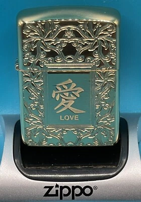 49022 Armor® Chinese Love Zippo Lighter Circa 2022