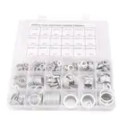 1X(450Pcs Aluminum Gasket Aluminum Flat Washer Aluminum Sealing 6645