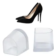 High Heel Protectors, Heavy Duty Anti Slip Heel Protector, 2X Small Shoe Repair Supplies, Portable Party Accessories for Grass, Gravel, 0.59-0.63 inches, Multicolor, M