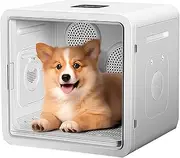 Pet Dryer Box for Dogs & Cats, Ultra Quiet 45dB Dog Grooming Blaster for Small Breeds, 82L