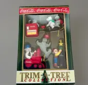 Coca-Cola Trim A Tree Collection Coke Christmas Ornaments VTG 1999